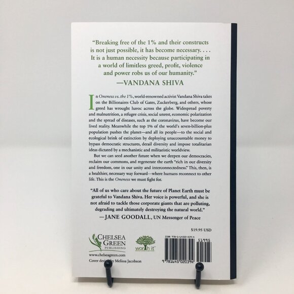 Oneness vs the 1% by Vandana Shiva Softbound Paperback Book - Picture 2 of 10